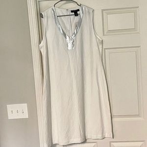Ashley Stewart - White Linen Dress